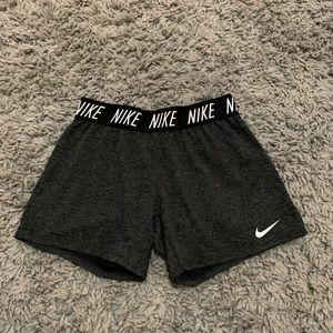 Nike athletic shorts.